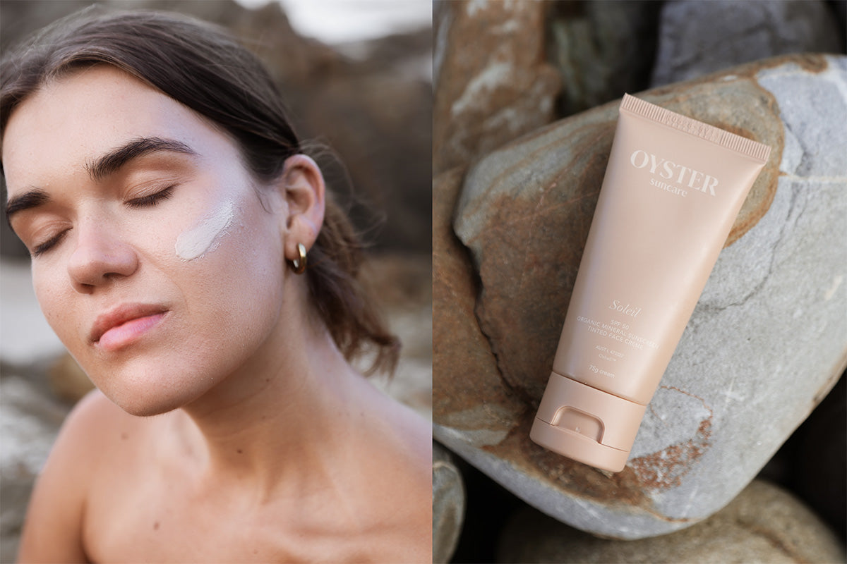 Oyster Suncare organic mineral SPF50 sunscreen