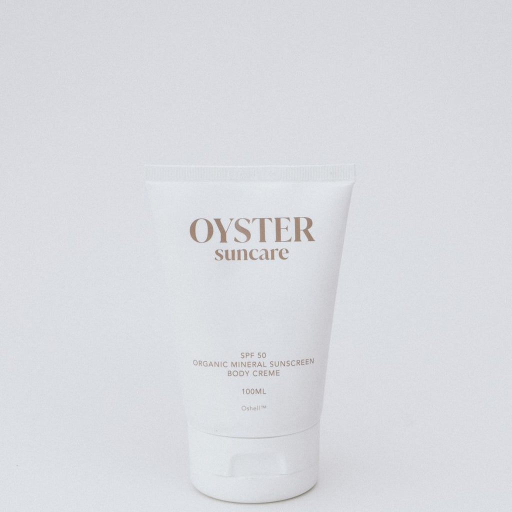 Oyster suncare organic mineral sunscreen