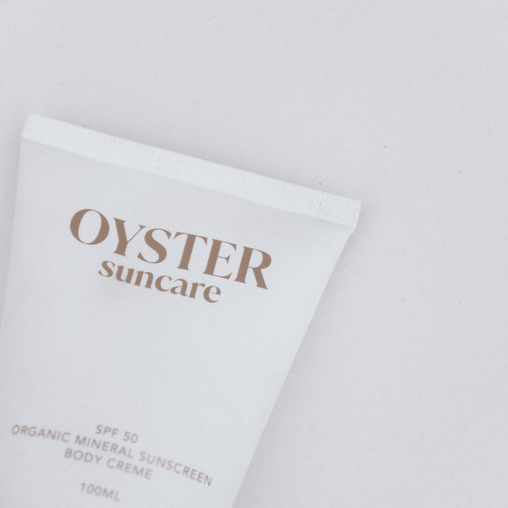 Oyster suncare organic mineral sunscreen