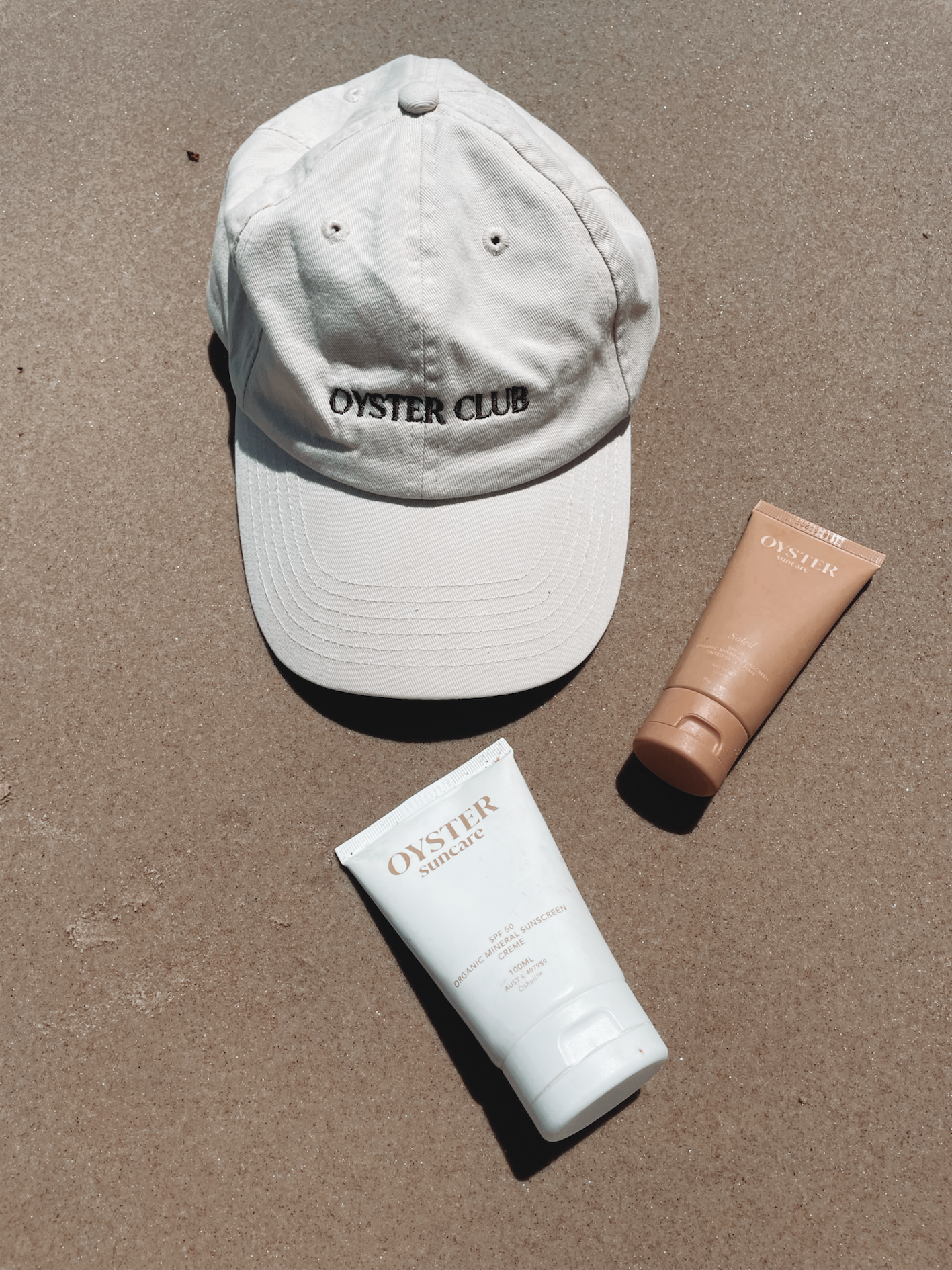 OYSTER CLUB CAP - CREME